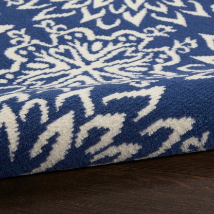 Nourison Home Jubilant  Navy Ivory  Transitional