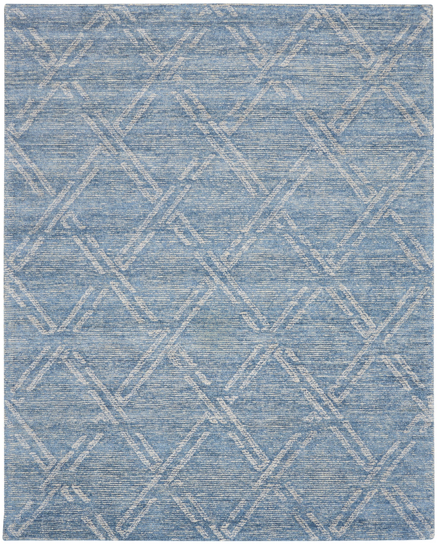 Nourison Home Venosa  Blue Ivory  Contemporary