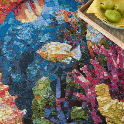 Nourison Home Color Splash  Multicolor  Contemporary