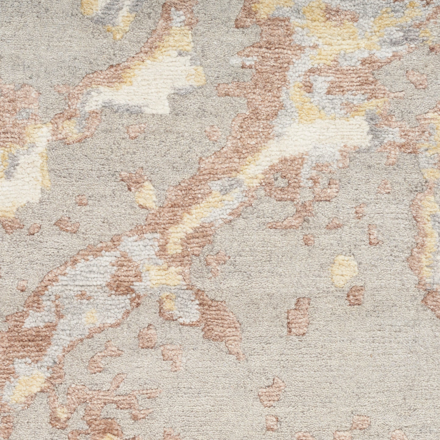 Nourison Home Silk Shadows  Silver  Contemporary