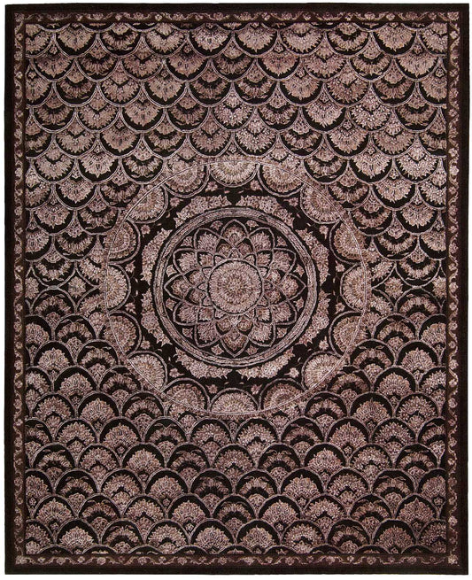 Nourison Home Regal  Espresso  Traditional