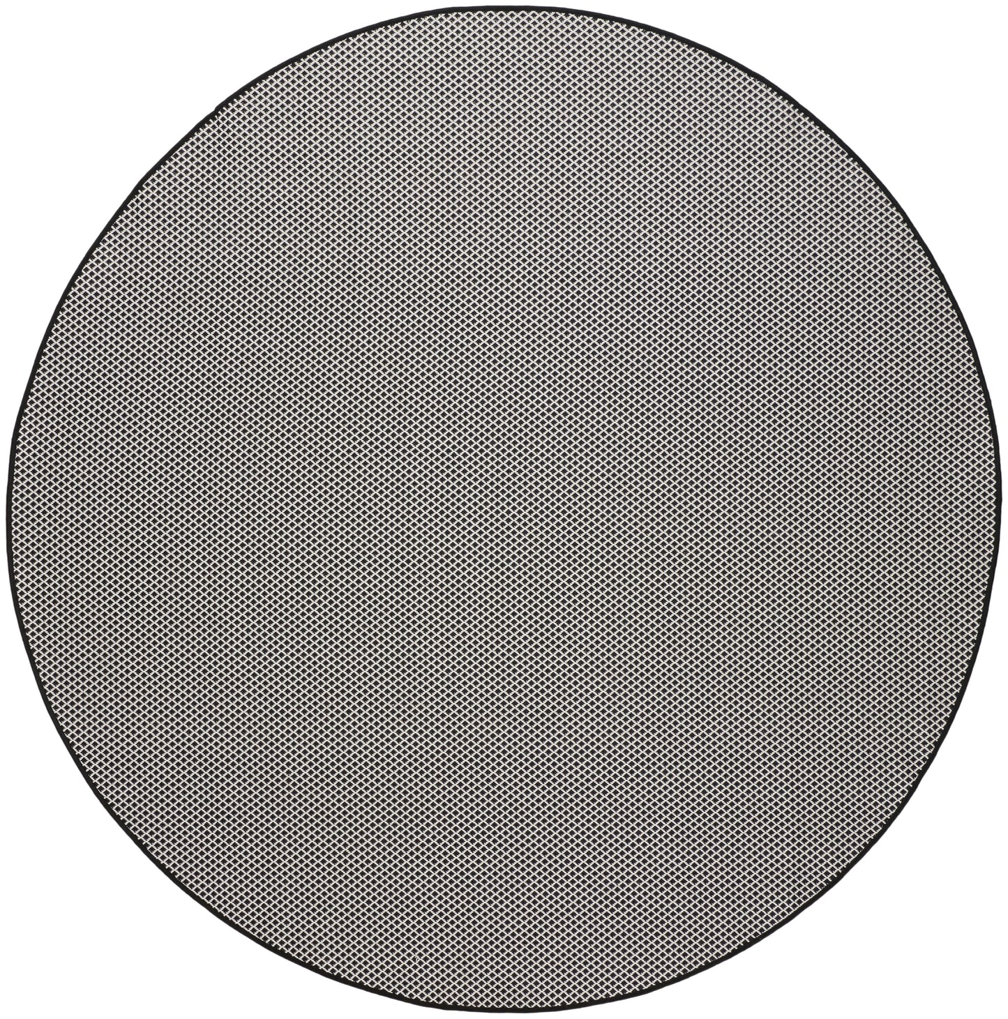 Nourison Home Courtyard COU01 Black White Contemporary Power-loomed Rug