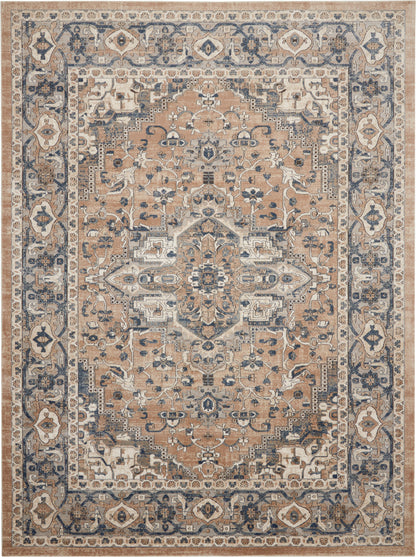 Nourison Home Quarry QUA05 Beige Grey Transitional Power-loomed Rugs
