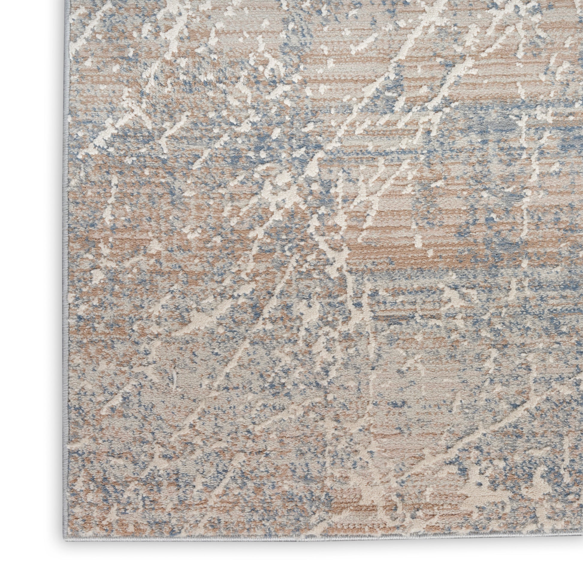 Nourison Home Exhale  Beige Blue  Contemporary