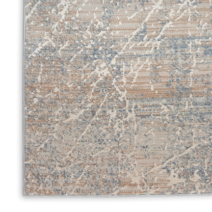 Nourison Home Exhale  Beige Blue  Contemporary