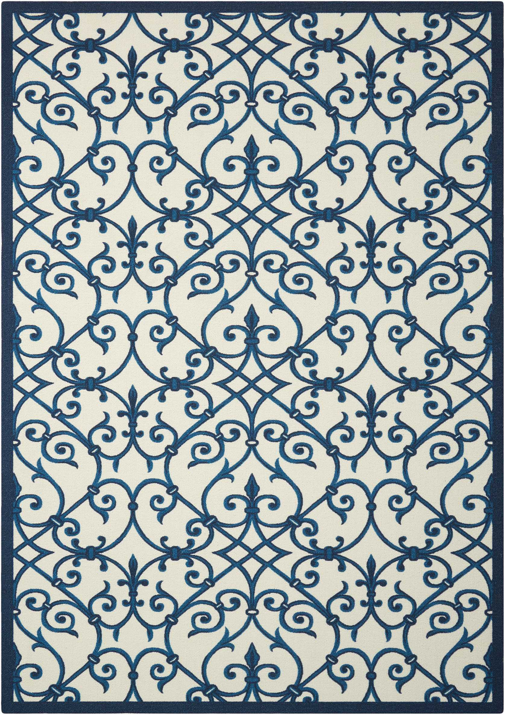 Nourison Home Home & Garden  Blue  Transitional