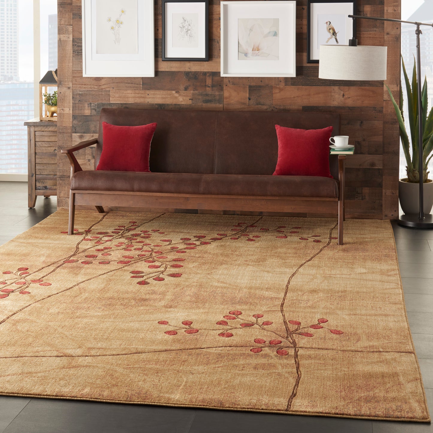 Nourison Home Somerset  Latte  Contemporary
