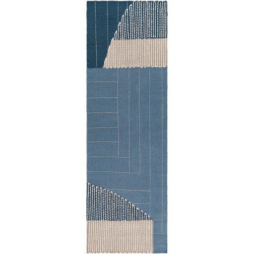 Surya Fulham FHM-2300 Blue Modern Woven Rug