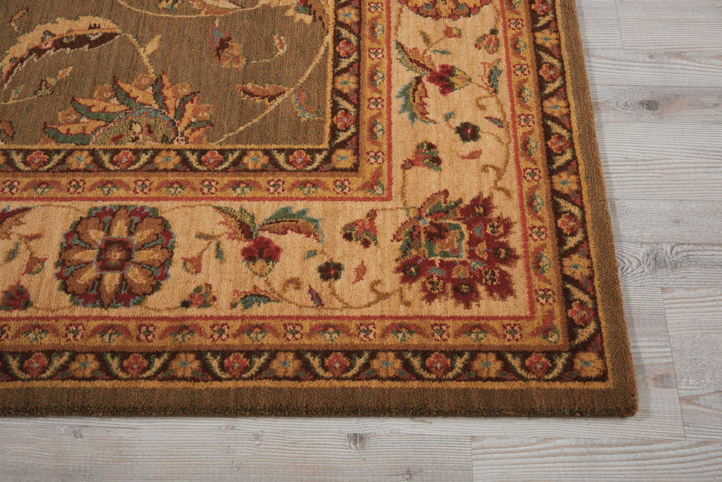 Nourison Home Living Treasures  Green  Traditional