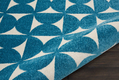 Nourison Home Harper  Blue  Contemporary