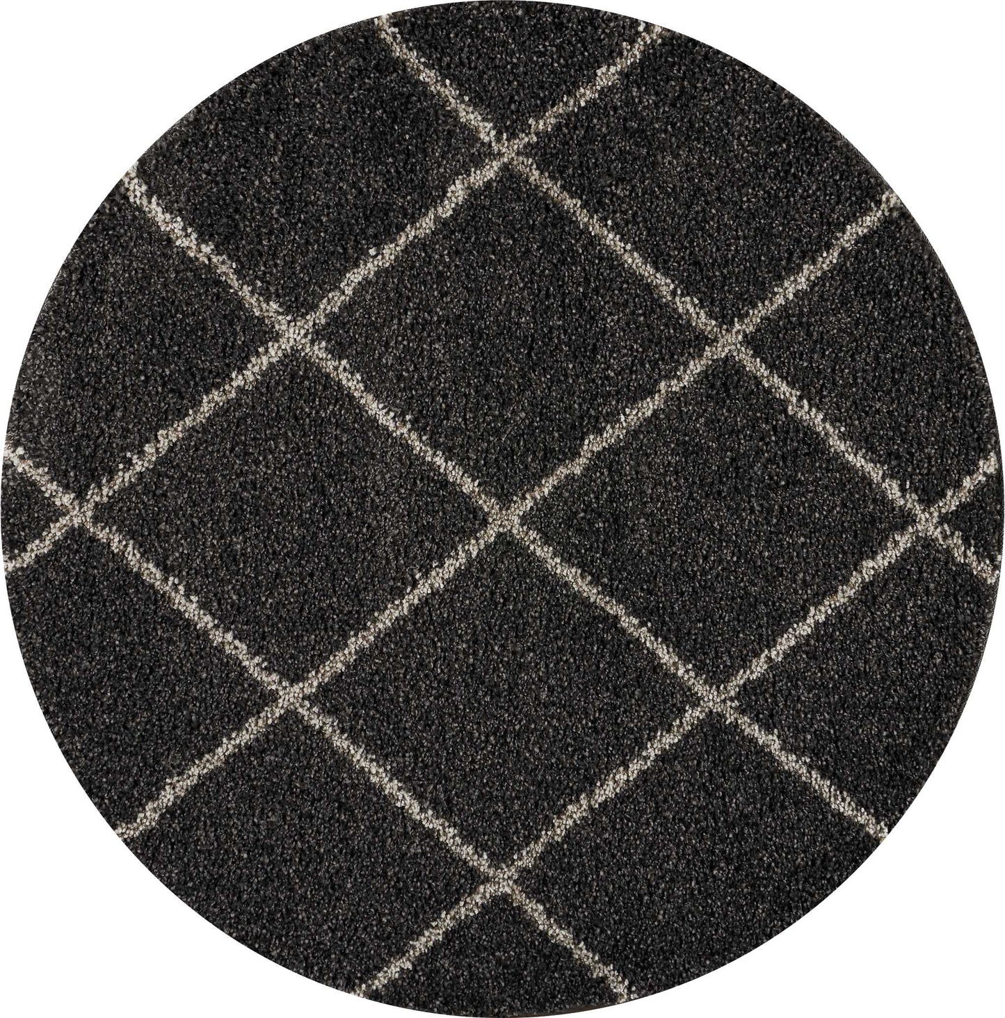 Nourison Home Brisbane BRI03 Charcoal Contemporary Power-loomed Rug
