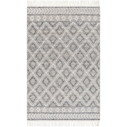Surya Fleur FLE-2301 White Global Woven Rug