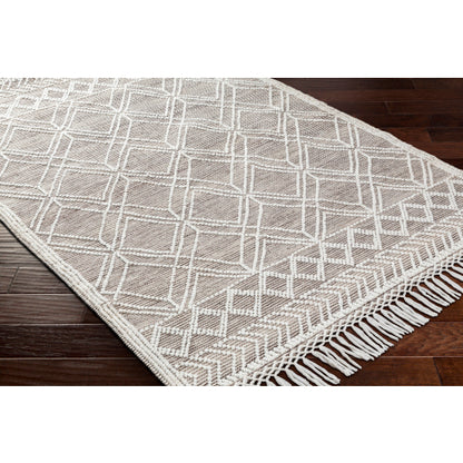 Surya Fleur FLE-2302 White Global Woven Rug