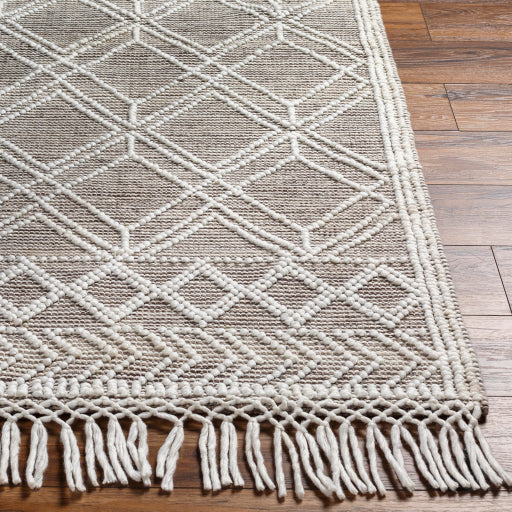 Surya Fleur FLE-2302 White Global Woven Rug