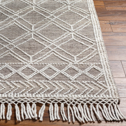 Surya Fleur FLE-2302 White Global Woven Rug