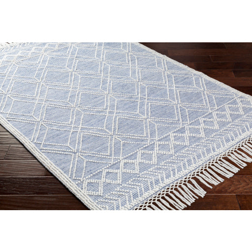 Surya Fleur FLE-2303 White Global Woven Rug