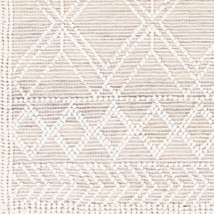Surya Fleur FLE-2304 White Global Woven Rug