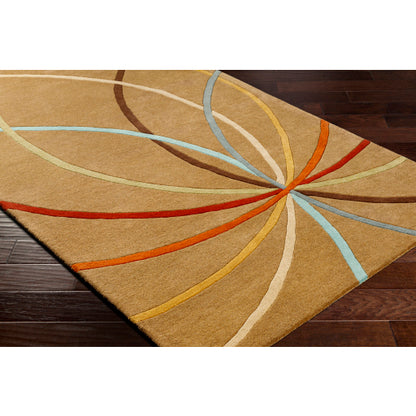 Surya Forum FM-7140 Mustard Modern Tufted Rug