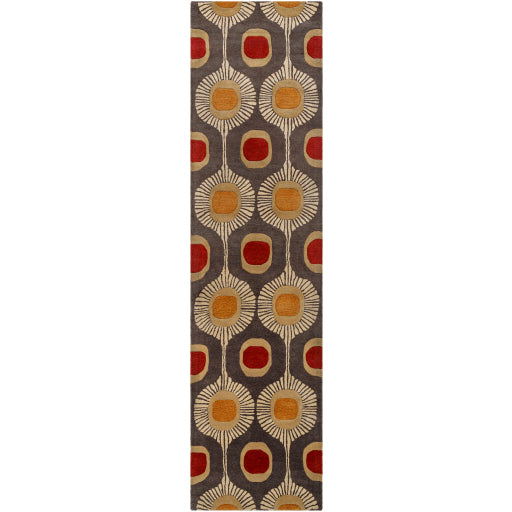 Surya Forum FM-7170 Dark Brown Modern Tufted Rug