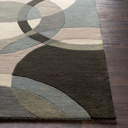 Surya Forum FM-7193 Taupe Modern Tufted Rug