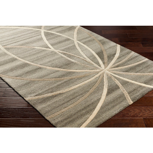 Surya Forum FM-7217 Medium Gray Modern Tufted Rug
