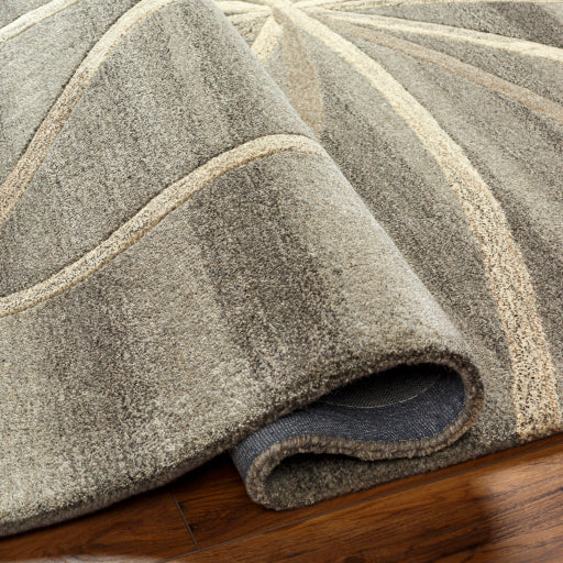 Surya Forum FM-7217 Medium Gray Modern Tufted Rug