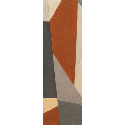 Surya Forum FM-7224 Rust Modern Tufted Rug