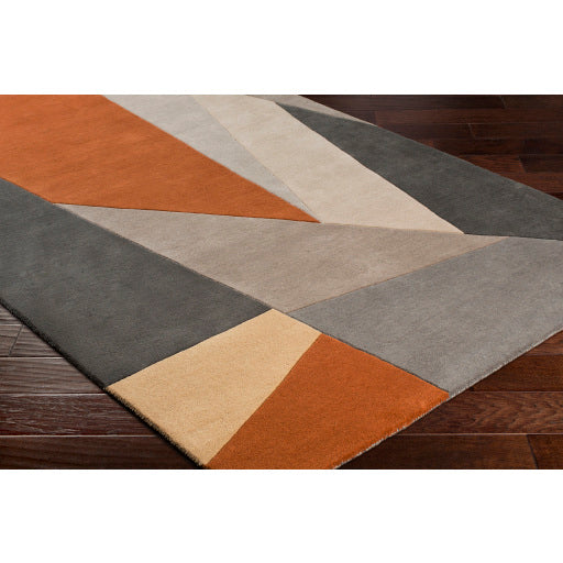 Surya Forum FM-7224 Rust Modern Tufted Rug