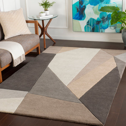 Surya Forum FM-7225 Charcoal Modern Tufted Rug