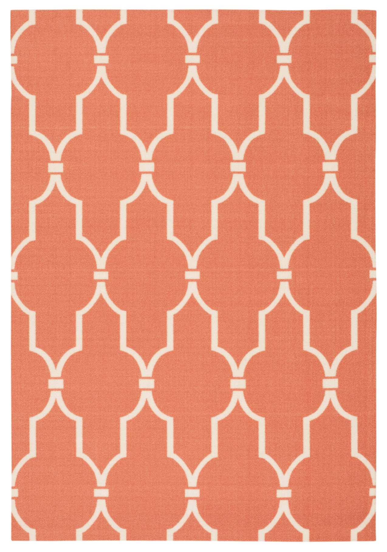 Nourison Home Home & Garden RS087 Orange Transitional Power-loomed Rug