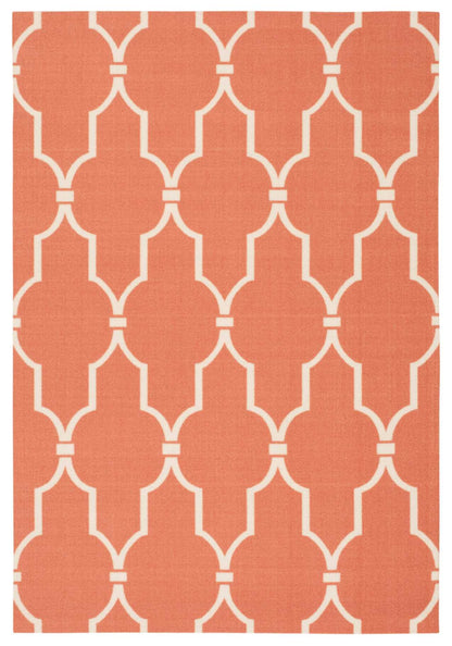 Nourison Home Home & Garden RS087 Orange Transitional Power-loomed Rug
