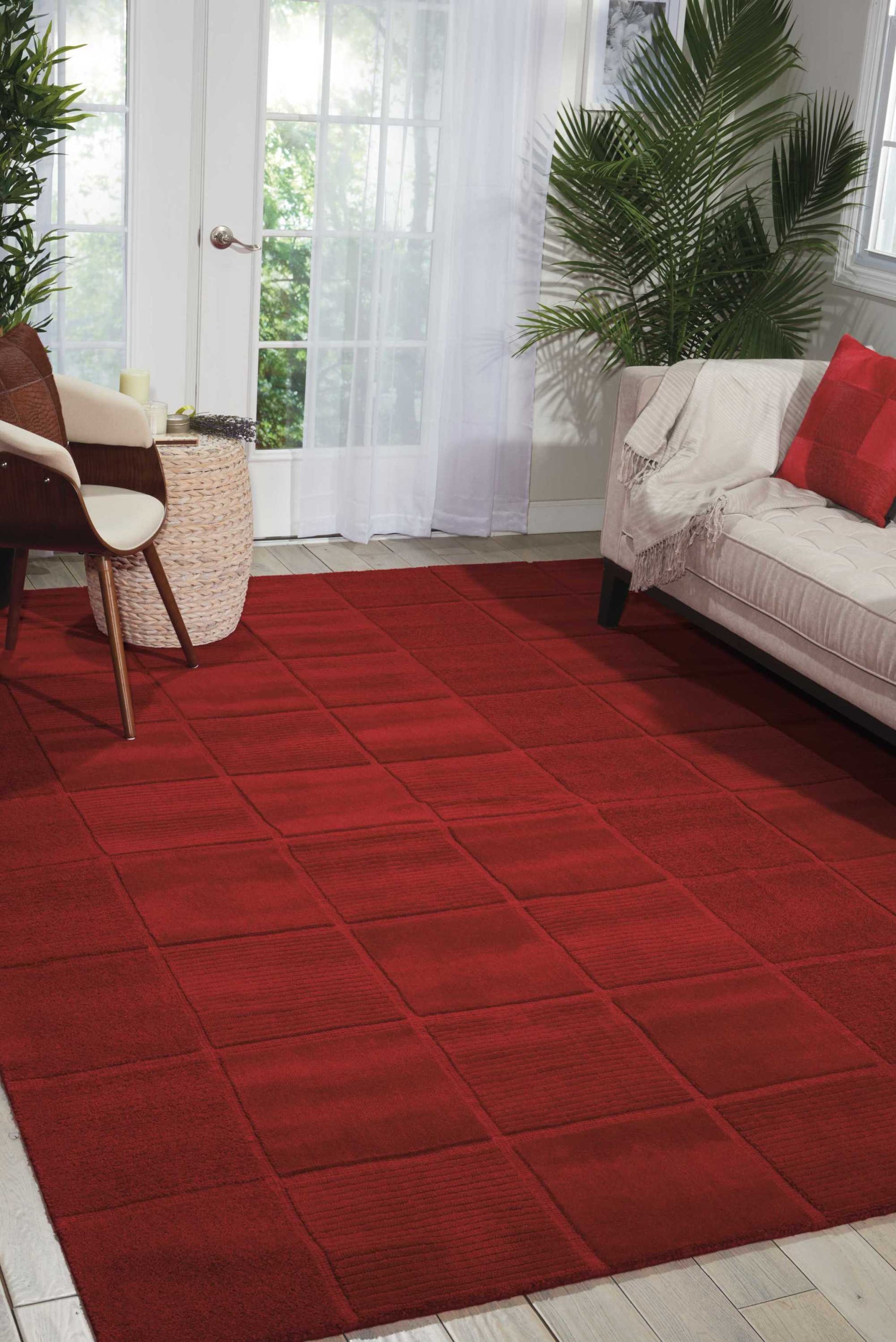 Nourison Home Westport  Red  Transitional