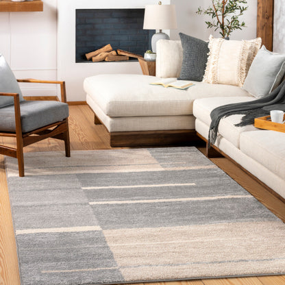Surya Fowler FOW-1000 Gray Modern Machinemade Rug