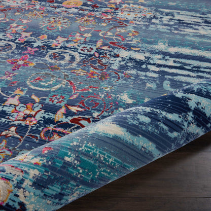 Nourison Home Vintage Kashan  Blue  Traditional