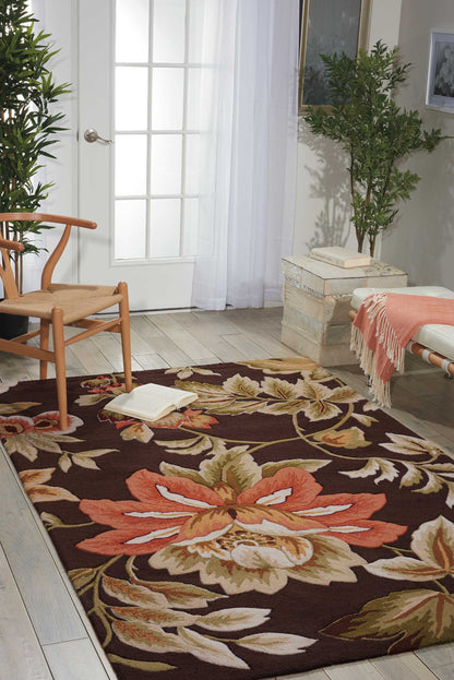 Nourison Home Fantasy  Chocolate  Transitional