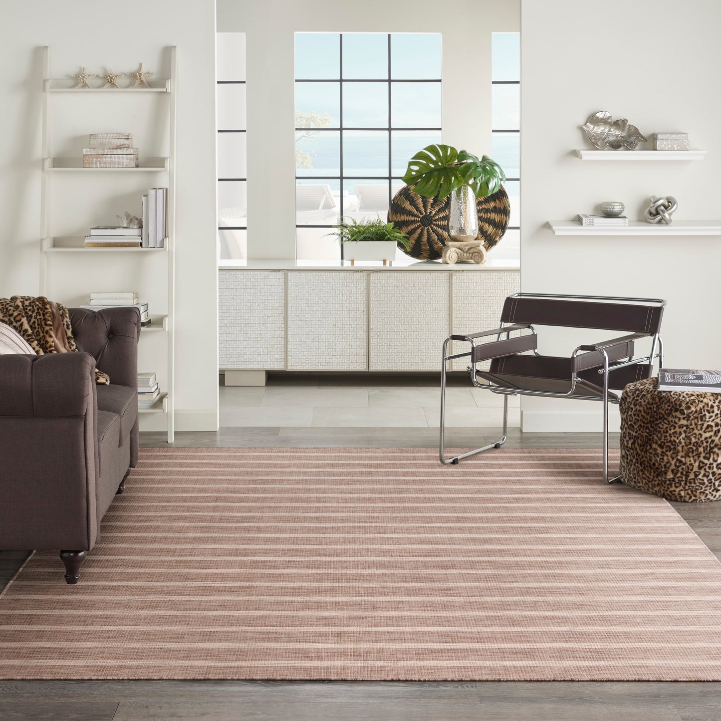 Nourison Home Positano  Natural Ivory  Contemporary