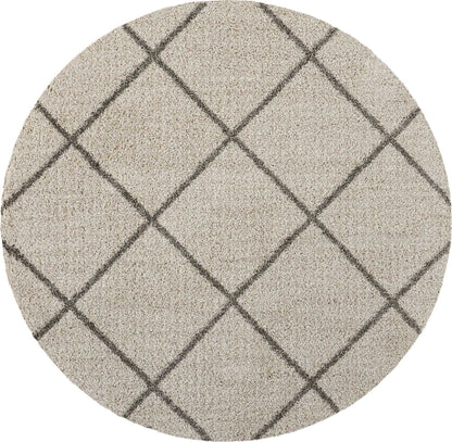 Nourison Home Brisbane BRI03 Cream Contemporary Power-loomed Rug