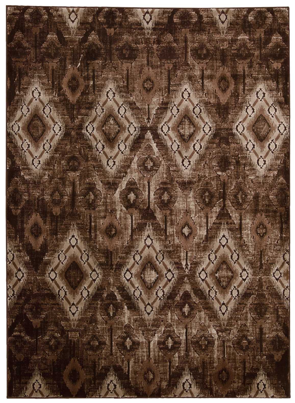 Nourison Home Karma KRM02 Chocolate Transitional Power-loomed Rug