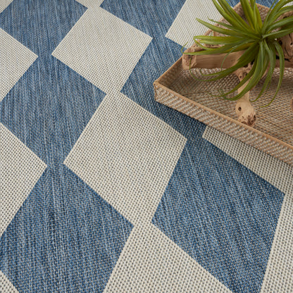 Nourison Home Positano  Navy Blue  Contemporary