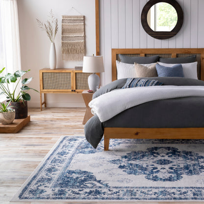 Surya Floransa FSA-2310 Navy Traditional Machinemade Rug