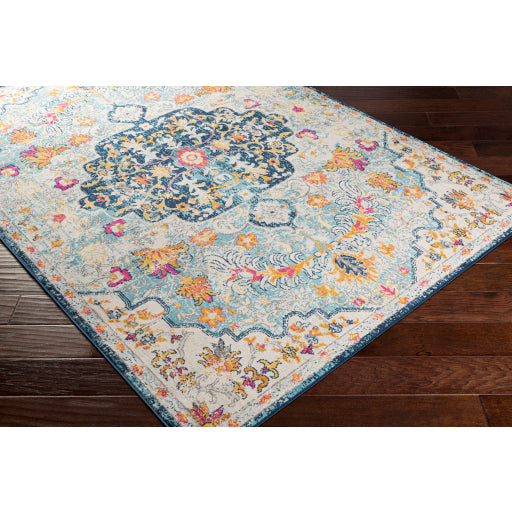 Surya Floransa FSA-2314 Light Blue Traditional Machinemade Rug