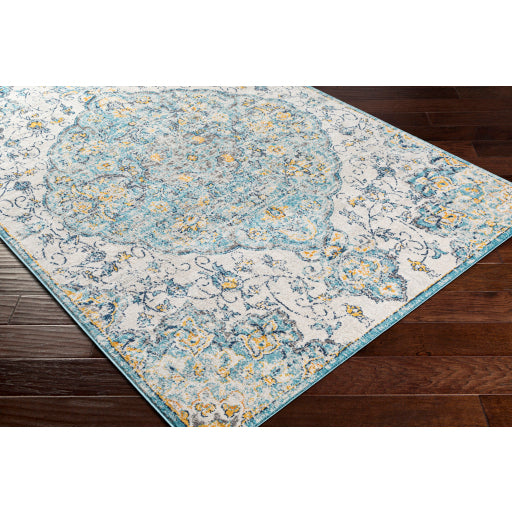 Surya Floransa FSA-2324 Light Blue Traditional Machinemade Rug