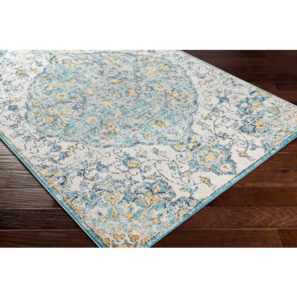 Surya Floransa FSA-2324 Light Blue Traditional Machinemade Rug