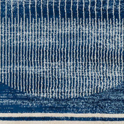 Surya Floransa FSA-2371 Dark Blue Modern Machinemade Rug