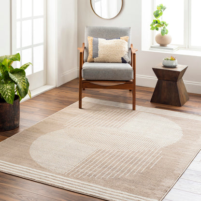Surya Floransa FSA-2374 Tan Modern Machinemade Rug