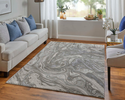 Feizy Prasad 3894F Light Gray Modern/Casual Rug - Rugs - Feizy - Atlanta Designer Rugs