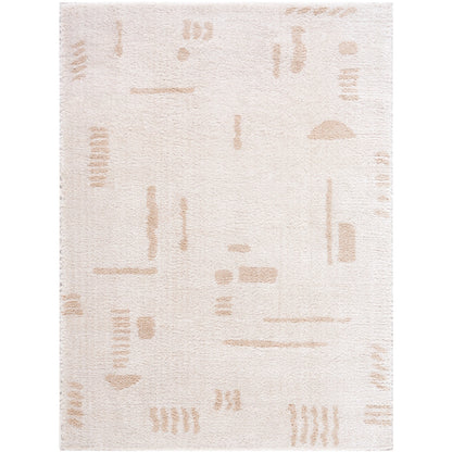 Surya Fossay Shag FSG-2301 Light Beige Modern Machinemade Rug