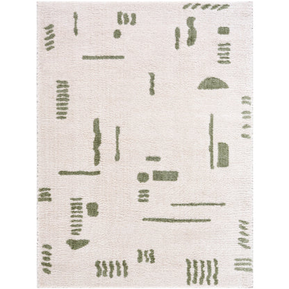 Surya Fossay Shag FSG-2302 Light Beige Modern Machinemade Rug