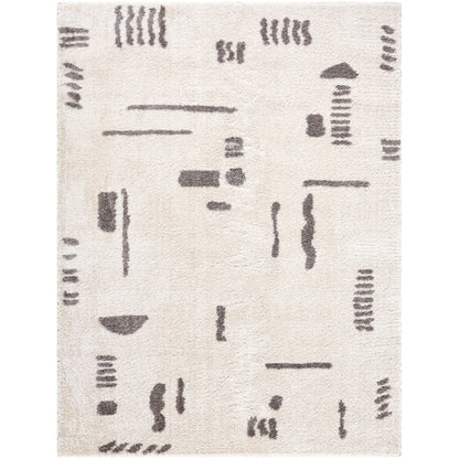 Surya Fossay Shag FSG-2303 Light Beige Modern Machinemade Rug