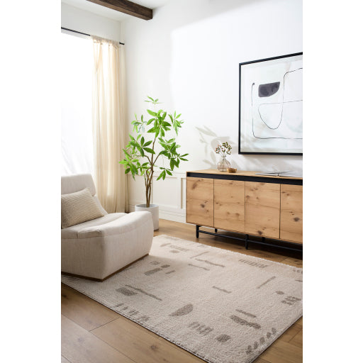 Surya Fossay Shag FSG-2304 Light Beige Modern Machinemade Rug